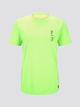 T-Shirt mit Schrift-Print - Männer - neon lime green T-Shirt mit Schrift-Print - Männer - neon lime green - 7 - TOM TAILOR Denim