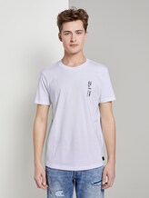 T-Shirt mit Bio-Baumwolle - Männer - White T-Shirt mit Bio-Baumwolle - Männer - White - 1 - TOM TAILOR Denim