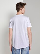 T-Shirt mit Bio-Baumwolle - Männer - White T-Shirt mit Bio-Baumwolle - Männer - White - 2 - TOM TAILOR Denim