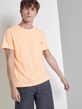Gestreiftes T-Shirt mit Brusttasche - Männer - neon orange yarn dyed stripe Gestreiftes T-Shirt mit Brusttasche - Männer - neon orange yarn dyed stripe - 5 - TOM TAILOR Denim