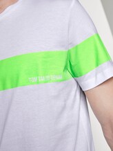 T-Shirt mit horizontalem Streifenprint - Männer - neon lime green T-Shirt mit horizontalem Streifenprint - Männer - neon lime green - 10 - TOM TAILOR Denim