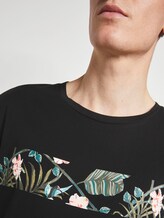 T-Shirt mit horizontalem Streifenprint - Männer - Black T-Shirt mit horizontalem Streifenprint - Männer - Black - 10 - TOM TAILOR Denim