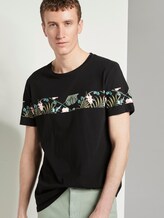 T-Shirt mit horizontalem Streifenprint - Männer - Black T-Shirt mit horizontalem Streifenprint - Männer - Black - 5 - TOM TAILOR Denim