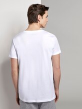 T-Shirt mit seitlichem Fotoprint - Männer - White T-Shirt mit seitlichem Fotoprint - Männer - White - 2 - TOM TAILOR Denim
