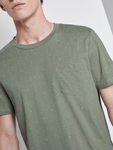 T-Shirt mit Allover-Print - Männer - green hexagonal grid print T-Shirt mit Allover-Print - Männer - green hexagonal grid print - 9 - TOM TAILOR Denim
