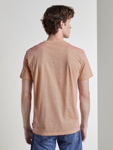 T-Shirt mit Allover-Print - Männer - orange hexagonal grid print T-Shirt mit Allover-Print - Männer - orange hexagonal grid print - 2 - TOM TAILOR Denim