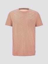 T-Shirt mit Allover-Print - Männer - orange hexagonal grid print T-Shirt mit Allover-Print - Männer - orange hexagonal grid print - 7 - TOM TAILOR Denim