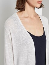Langer strukturierter Cardigan - Frauen - Whisper White Langer strukturierter Cardigan - Frauen - Whisper White - 9 - TOM TAILOR