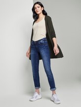 Long textured cardigan - Women - Woodland Green Long textured cardigan - Women - Woodland Green - 3 - TOM TAILOR