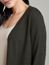 Long textured cardigan - Women - Woodland Green Long textured cardigan - Women - Woodland Green - 9 - TOM TAILOR