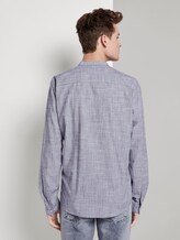 Strukturiertes Hemd mit Turn-Ups - Männer - Sky Captain Blue Strukturiertes Hemd mit Turn-Ups - Männer - Sky Captain Blue - 2 - TOM TAILOR Denim