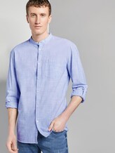 Strukturiertes Hemd mit Turn-Ups - Männer - Blue Younder Strukturiertes Hemd mit Turn-Ups - Männer - Blue Younder - 5 - TOM TAILOR Denim