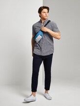 Gepunktetes Hemd - Männer - navy yd stripe mini print Gepunktetes Hemd - Männer - navy yd stripe mini print - 3 - TOM TAILOR Denim