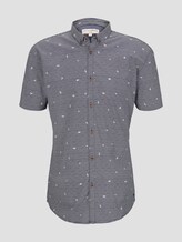 Gepunktetes Hemd - Männer - navy yd stripe mini print Gepunktetes Hemd - Männer - navy yd stripe mini print - 7 - TOM TAILOR Denim