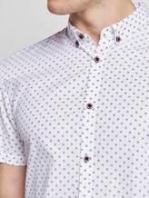 Gepunktetes Hemd - Männer - navy diamond stroke print Gepunktetes Hemd - Männer - navy diamond stroke print - 9 - TOM TAILOR Denim
