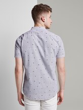 Gepunktetes Hemd - Männer - white blue stripe mini print Gepunktetes Hemd - Männer - white blue stripe mini print - 2 - TOM TAILOR Denim