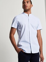 Hemd mit Stehkragen - Männer - light blue dobby dot structure Hemd mit Stehkragen - Männer - light blue dobby dot structure - 5 - TOM TAILOR Denim