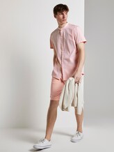 Hemd mit Stehkragen - Männer - orange dobby dot structure Hemd mit Stehkragen - Männer - orange dobby dot structure - 3 - TOM TAILOR Denim