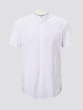 Hemd mit Stehkragen - Männer - white dobby dot structure Hemd mit Stehkragen - Männer - white dobby dot structure - 7 - TOM TAILOR Denim