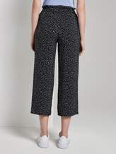Culotte Hose mit elastischem Bund - Frauen - black offwhite dot print Culotte Hose mit elastischem Bund - Frauen - black offwhite dot print - 2 - TOM TAILOR