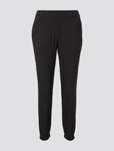 Loose Fit Hose mit elastischem Bund - Frauen - Deep Black Loose Fit Hose mit elastischem Bund - Frauen - Deep Black - 7 - TOM TAILOR