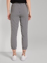 Loose Fit Hose mit elastischem Bund - Frauen - black circle design Loose Fit Hose mit elastischem Bund - Frauen - black circle design - 2 - TOM TAILOR