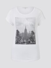 T-Shirt mit Fotoprint - Frauen - Off White T-Shirt mit Fotoprint - Frauen - Off White - 7 - TOM TAILOR Denim