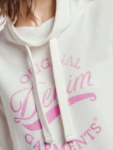 Sweatshirt with print on the front and stand-up collar - Women - Off White Sweatshirt with print on the front and stand-up collar - Women - Off White - 10 - TOM TAILOR Denim