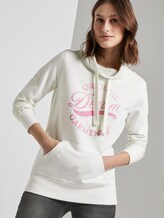 Sweatshirt with print on the front and stand-up collar - Women - Off White Sweatshirt with print on the front and stand-up collar - Women - Off White - 5 - TOM TAILOR Denim