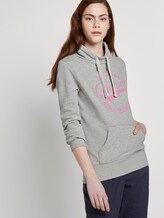 Sweatshirt mit Print vorne und Stehkragen - Frauen - Light Silver Grey Mélange Sweatshirt mit Print vorne und Stehkragen - Frauen - Light Silver Grey Mélange - 5 - TOM TAILOR Denim