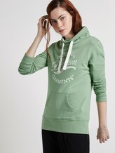 Sweatshirt mit Print vorne und Stehkragen - Frauen - light mint green Sweatshirt mit Print vorne und Stehkragen - Frauen - light mint green - 5 - TOM TAILOR Denim