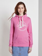 Sweatshirt mit Print vorne und Stehkragen - Frauen - wild orchid pink Sweatshirt mit Print vorne und Stehkragen - Frauen - wild orchid pink - 1 - TOM TAILOR Denim