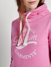 Sweatshirt mit Print vorne und Stehkragen - Frauen - wild orchid pink Sweatshirt mit Print vorne und Stehkragen - Frauen - wild orchid pink - 9 - TOM TAILOR Denim