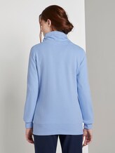 Sweatshirt mit Print vorne und Stehkragen - Frauen - fresh light blue Sweatshirt mit Print vorne und Stehkragen - Frauen - fresh light blue - 2 - TOM TAILOR Denim