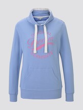 Sweatshirt mit Print vorne und Stehkragen - Frauen - fresh light blue Sweatshirt mit Print vorne und Stehkragen - Frauen - fresh light blue - 7 - TOM TAILOR Denim