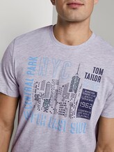 T-Shirt mit NYC-Print - Männer - Light Stone Grey Melange T-Shirt mit NYC-Print - Männer - Light Stone Grey Melange - 10 - TOM TAILOR