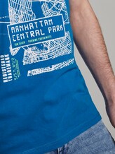 T-Shirt mit NYC-Print - Männer - Electric Teal Blue T-Shirt mit NYC-Print - Männer - Electric Teal Blue - 10 - TOM TAILOR
