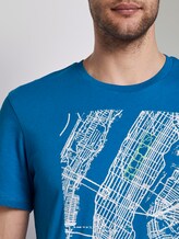 T-Shirt mit NYC-Print - Männer - Electric Teal Blue T-Shirt mit NYC-Print - Männer - Electric Teal Blue - 9 - TOM TAILOR