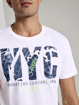 T-shirt with NYC print - Men - White T-shirt with NYC print - Men - White - 9 - TOM TAILOR