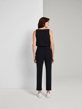 Ärmelloser Jumpsuit mit elastischem Taillenbund - Frauen - Deep Black Ärmelloser Jumpsuit mit elastischem Taillenbund - Frauen - Deep Black - 2 - TOM TAILOR