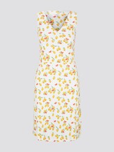 Gemustertes Jerseykleid mit Wickeldetail - Frauen - offwhite fruit minimal Gemustertes Jerseykleid mit Wickeldetail - Frauen - offwhite fruit minimal - 7 - TOM TAILOR