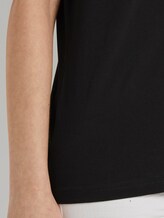 Basic T-Shirt mit kleinem Print - Frauen - Deep Black Basic T-Shirt mit kleinem Print - Frauen - Deep Black - 10 - TOM TAILOR