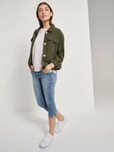 Striped T-shirt with short slits - Women - offwhite thin stripes Striped T-shirt with short slits - Women - offwhite thin stripes - 3 - TOM TAILOR