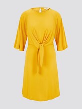 Luftiges Kleid mit Knoten-Detail und weiten Ärmeln - Frauen - deep golden yellow Luftiges Kleid mit Knoten-Detail und weiten Ärmeln - Frauen - deep golden yellow - 7 - TOM TAILOR