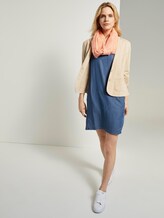 Lyocell T-Shirt-Kleid im Jeanslook - Frauen - Blue Denim Lyocell T-Shirt-Kleid im Jeanslook - Frauen - Blue Denim - 3 - TOM TAILOR