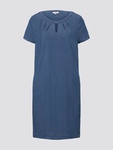 Lyocell T-Shirt-Kleid im Jeanslook - Frauen - Blue Denim Lyocell T-Shirt-Kleid im Jeanslook - Frauen - Blue Denim - 7 - TOM TAILOR