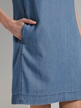 Lyocell T-Shirt-Kleid im Jeanslook - Frauen - mid stone wash denim Lyocell T-Shirt-Kleid im Jeanslook - Frauen - mid stone wash denim - 10 - TOM TAILOR