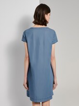 Lyocell T-Shirt-Kleid im Jeanslook - Frauen - mid stone wash denim Lyocell T-Shirt-Kleid im Jeanslook - Frauen - mid stone wash denim - 2 - TOM TAILOR