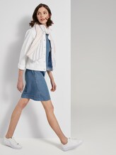 Lyocell T-Shirt-Kleid im Jeanslook - Frauen - mid stone wash denim Lyocell T-Shirt-Kleid im Jeanslook - Frauen - mid stone wash denim - 3 - TOM TAILOR