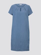 Lyocell T-Shirt-Kleid im Jeanslook - Frauen - mid stone wash denim Lyocell T-Shirt-Kleid im Jeanslook - Frauen - mid stone wash denim - 7 - TOM TAILOR